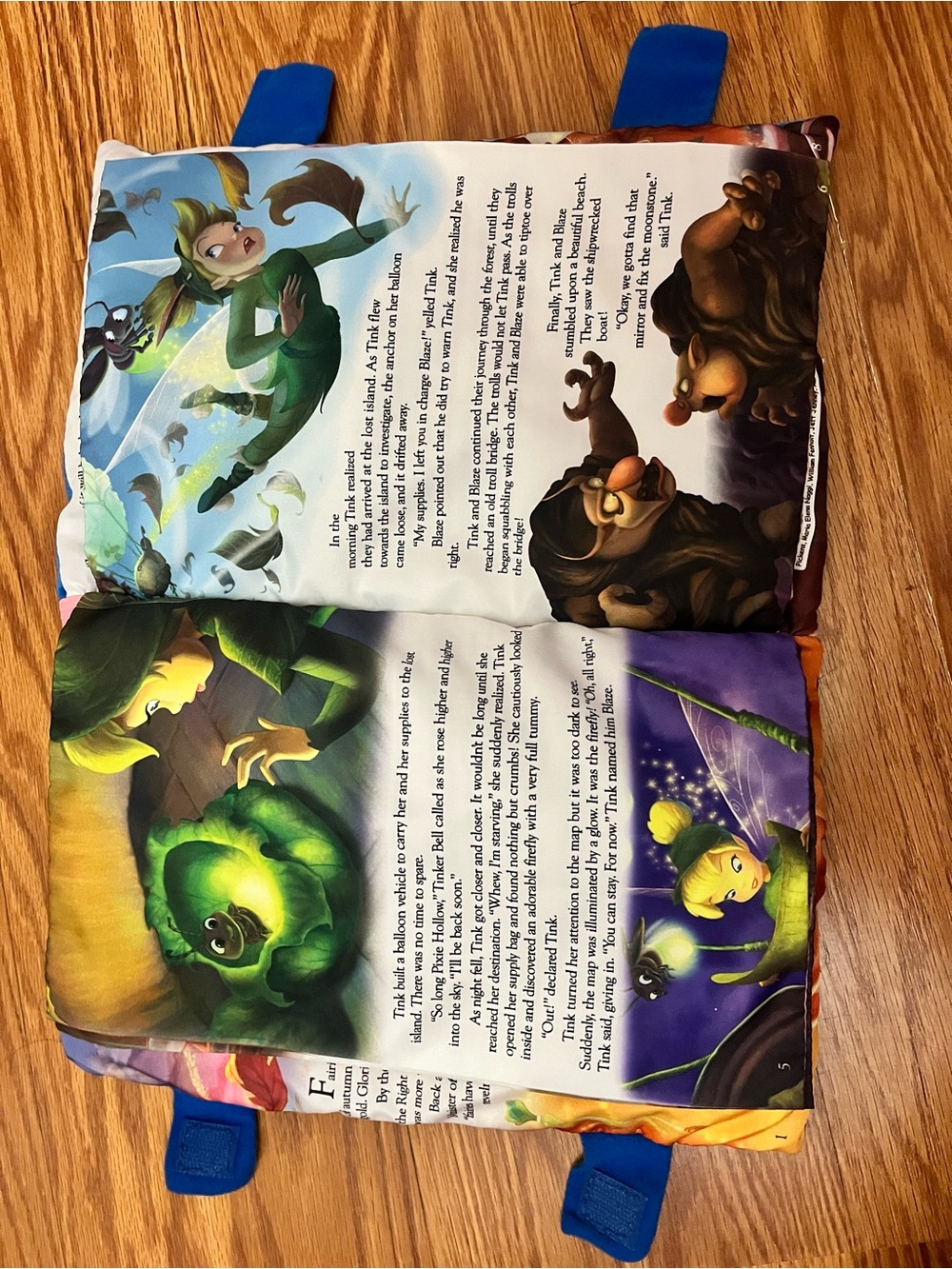 Disney Tinker Bell Plush Story Pillow - Picture 6 of 10